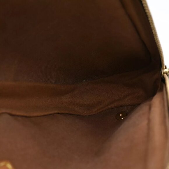 LOUIS VUITTON Pochette Gange Shoulder Bag Monogram Brown Spain M51870 78YE463 - Picture 16 of 16